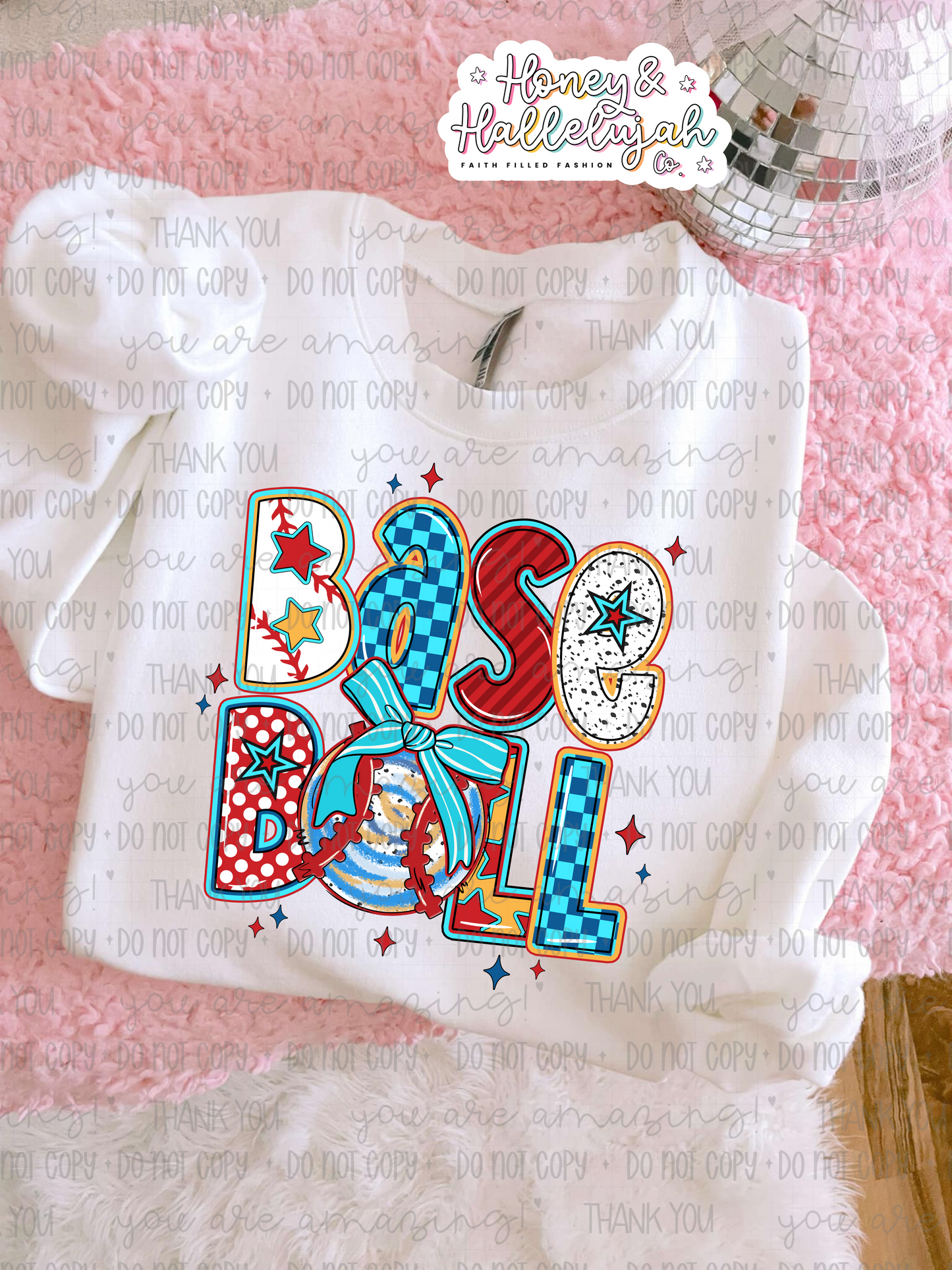 Preppy Baseball Short Sleeve Tee
