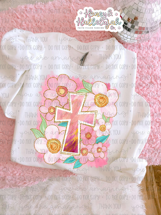 Floral Cross