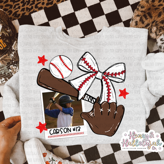 Custom Baseball Tee