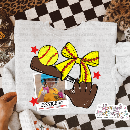 Custom Softball Tee