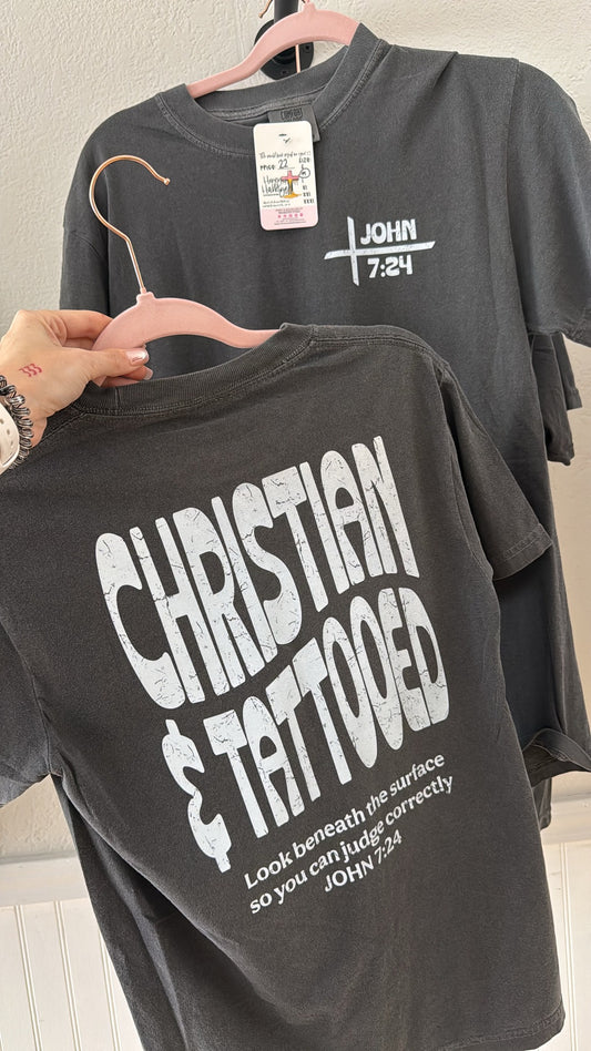Christian & Tattooed - Comfort Color Tee