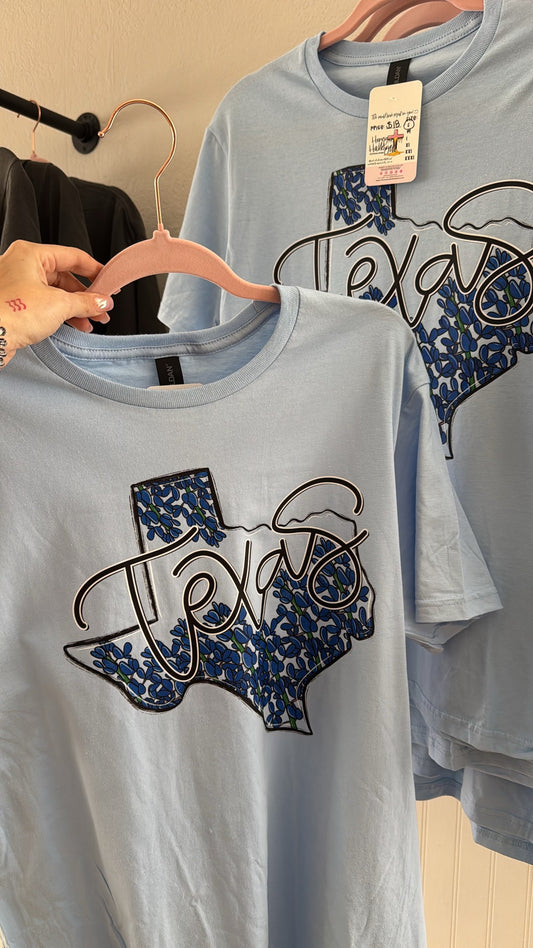 Texas Blue Bonnets - Gildan Soft Style Tee