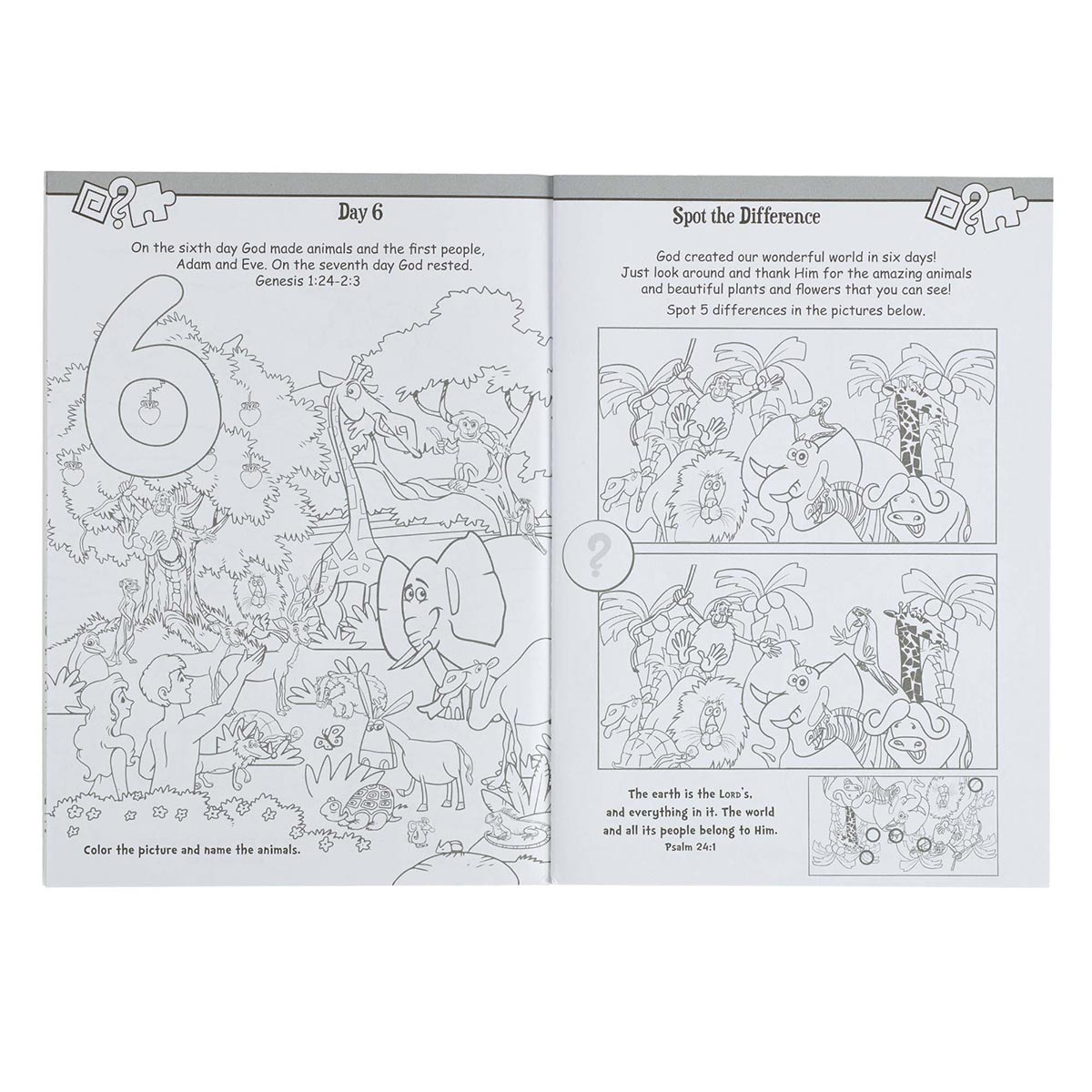 Kid Book Bible Story Activity Fun Softcover