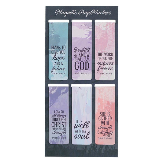 Magnetic Bookmark Set Overflowing Scenic