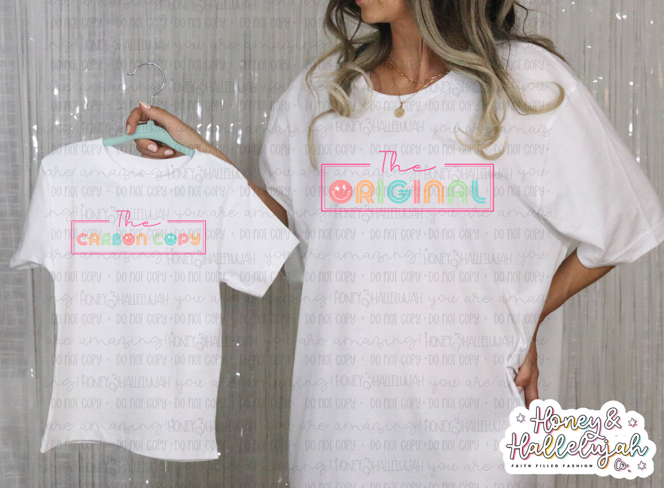 The Original / The Carbon Copy - Mom & Mini Tee