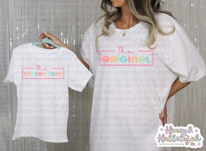 The Original / The Carbon Copy - Mom & Mini Tee