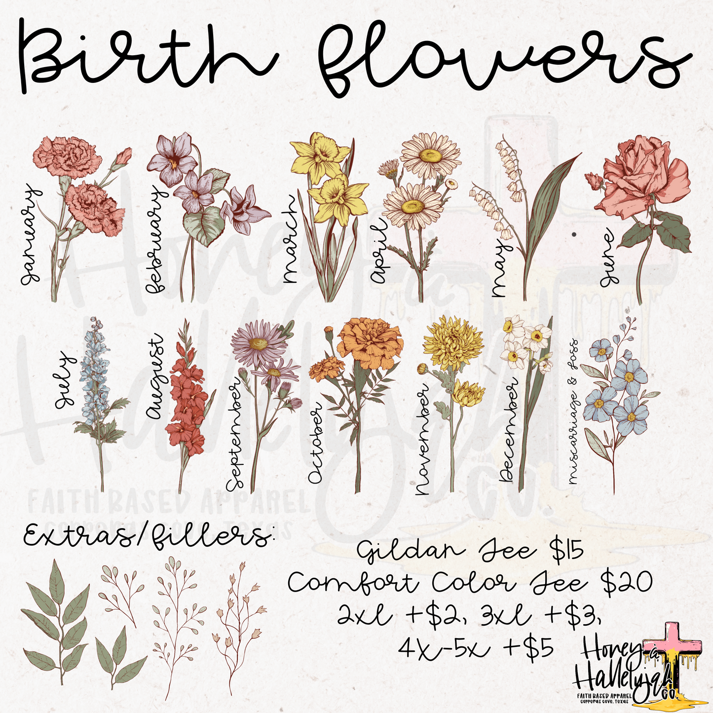 Birth Flower - Mother's Day