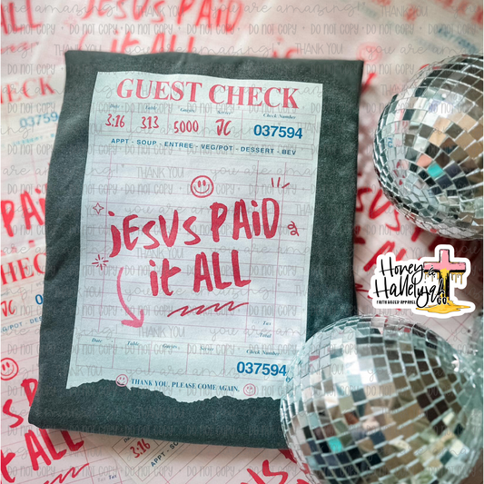 Jesus Paid It All