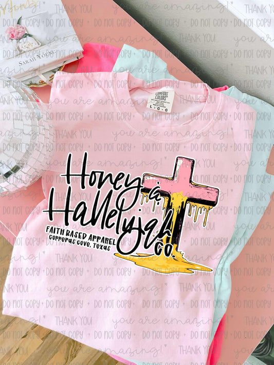 Honey & Hallelujah Co Logo Tee